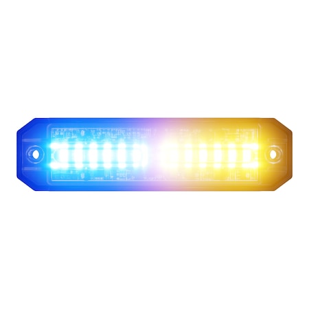 Abrams Ultra 12 LED Grill Light Head - Amber/Blue Ultra 12-AB